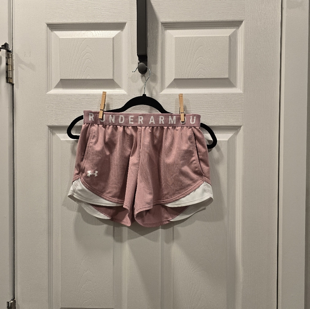 Under Armour Pink Athletic Shorts